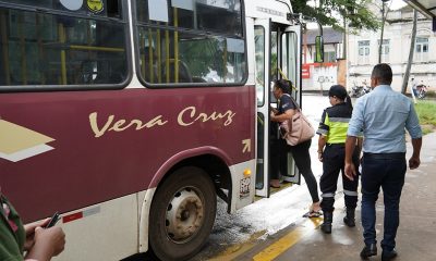 Secretaria de Segurança Pública realiza fiscalização itinerante dos ônibus do transporte público coletivo urbano