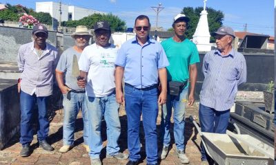 Secretaria de Serviços Urbanos realiza manutenção geral nos cemitérios de Araxá
