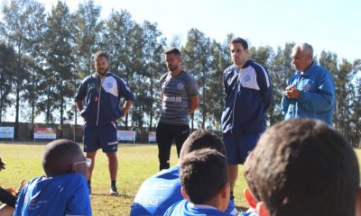 Alunos do projeto Lobinho Transformando Vidas recebem palestra sobre os valores do esporte