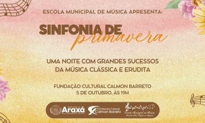 Escola Municipal de Música promove o evento Sinfonia de Primavera nesta quinta (5)