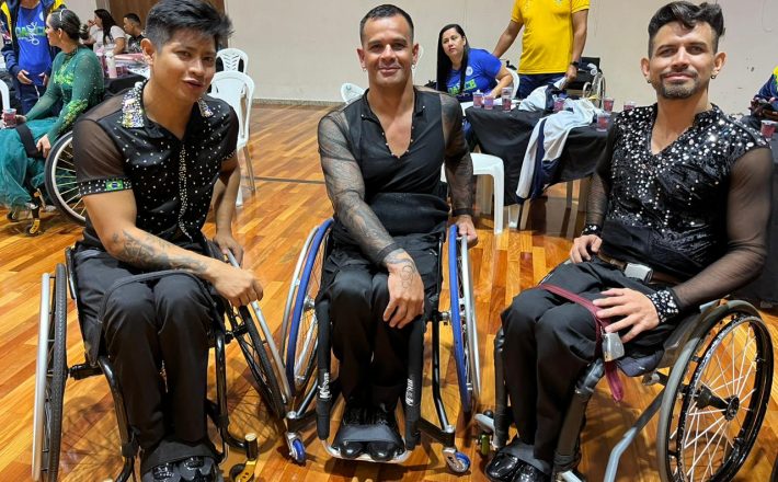 O atleta Araxaense Thiago Mota participa do Campeonato Brasileiro de Dança em Cadeira de Rodas
