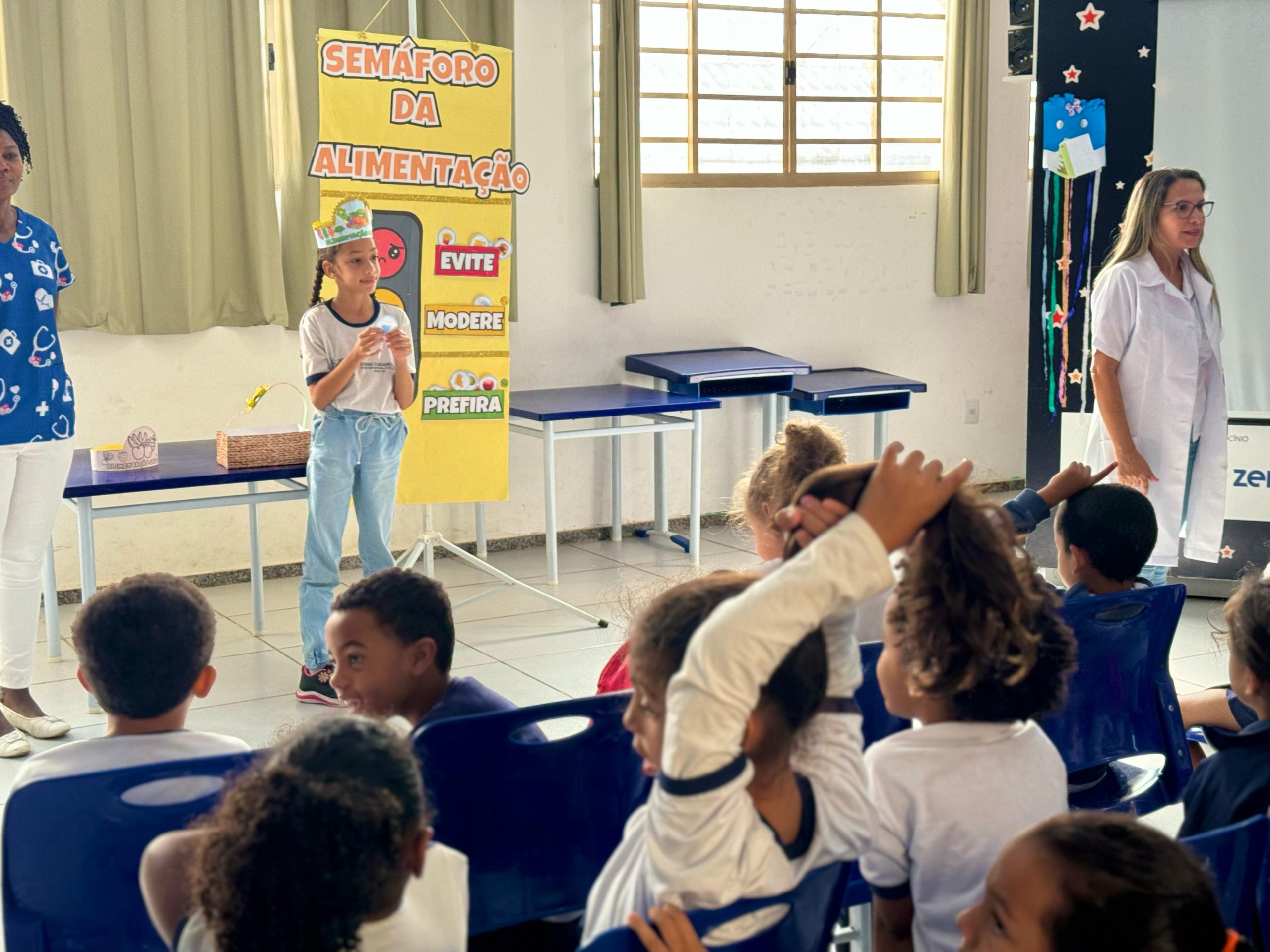 Alunos das escolas municipais participam do projeto Saúde nas Escolas